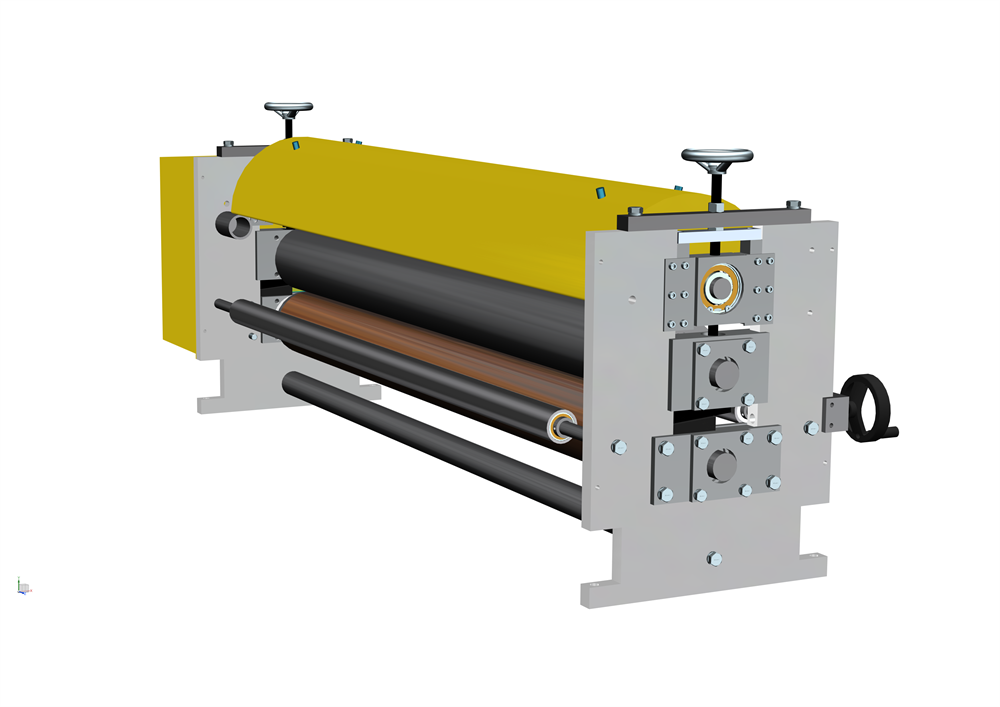 PUNCHING MACHINE - THREE ROLLERS - LEAD SCREW